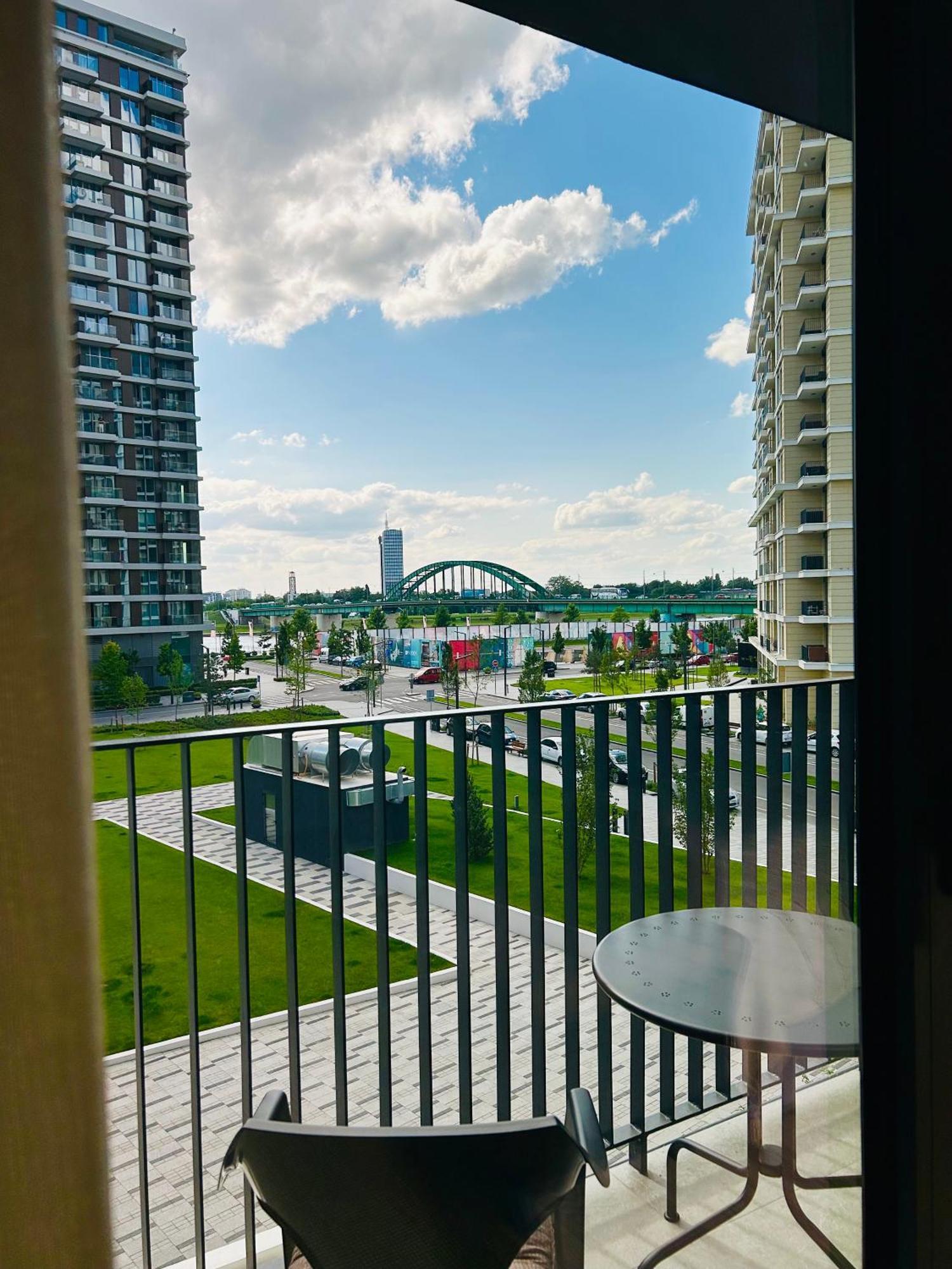 Luxury Waterfront View - BW Apartment River View Belgrad Exterior foto